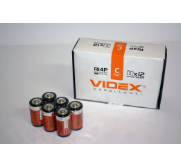 .Батарейка 'Videx' R14 (24шт*20)