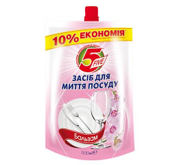 Моющее средство 'Five' дойпак 0,5л БАЛЬЗАМ (16шт)