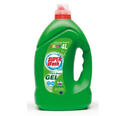 Гель д/стирки SUPER WASH 4л для цветного