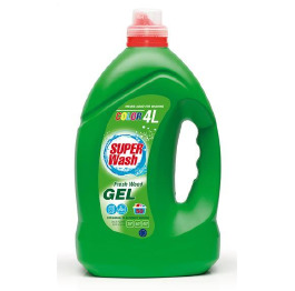 Гель д/стирки SUPER WASH 4л для цветного