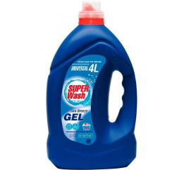 Гель д/стирки SUPER WASH 4л универсал