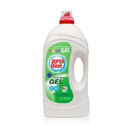 Гель д/стирки SUPER WASH 5,6л для цветного