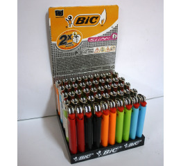 Зажигалка 'BIC-Slim' цветной (50шт*24)