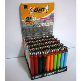 Зажигалка 'BIC-Slim' цветной (50шт*24)