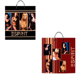 ПАКЕТ с пласт.руч. ESPRIT 37х35см(10 шт) УП