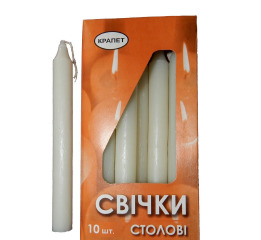 Свечи столовые 17см Львов (10шт*20) УП