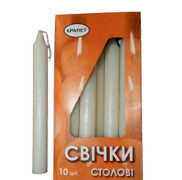 Свечи столовые 17см Львов (10шт*20) УП
