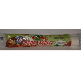 Бумага пергамент белая 6 м без втулки