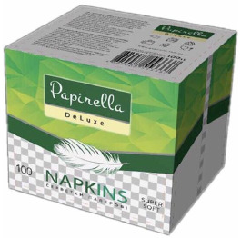 Салфетки 'Papirella' Deluxe 100л (6шт) УП