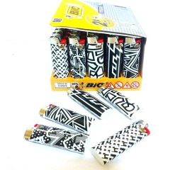 Зажигалка 'BIC'  МАКСИ ДЕКОР (50 шт*12)