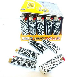 Зажигалка 'BIC'  МАКСИ ДЕКОР (50 шт*12)