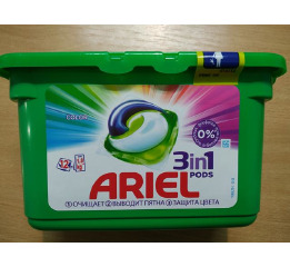 Капсулы 3х комп 'ARIEL-Сolor' (12шт) УП