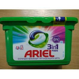 Капсулы 3х комп 'ARIEL-Сolor' (12шт) УП