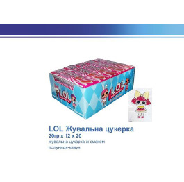 Жув цук ЛОЛ Полун-Кавун 20гр(20шт*12)ШТ