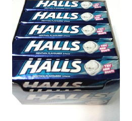 Леденцы 'Halls' со вкусом мяты, 25,2 гр., 20 шт., 556-А