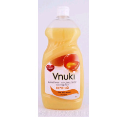 .Шампунь-кондиционер VNUKI 1л Яичный