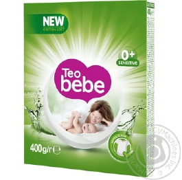 Ст.порошок Teo Bebe  400г АВТ Алое (зел)