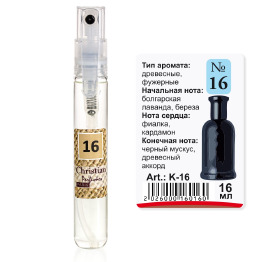 K-16 № 16 Christian for men (Hugo Boss Night) 16 ml