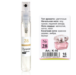 K-16 № 28 Christian for women (Versace Bright Crystal) 16 ml