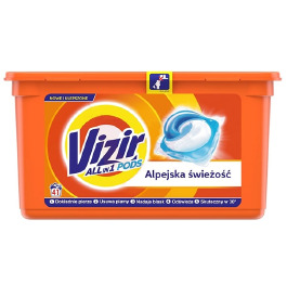 Капсулы VIZIR All in 1 Альпийская свежесть (41шт) УП