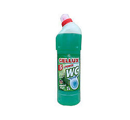 Гель д/чистки туалета GELLUX 1 л Forest fresh (зел)