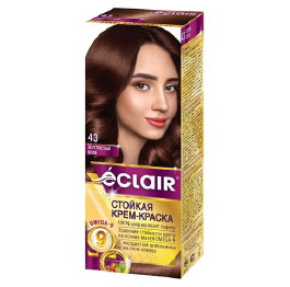 Краска д/волос Eclair 'OMEGA 9' 43 Золотистый кофе