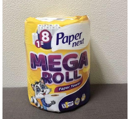 Полотенце бум 75м Mega Roll (400отр*19см) (6) Жел