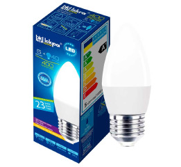 Лампа LED ИСКРА 2 года гарант C37 Е27 5W 4000K 45Вт