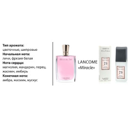 (Ch) Т/в MILANO №73(Lancome Miracle) 100мл(ж)