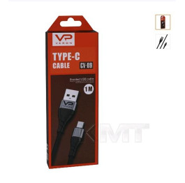 Кабель Тип С 1м Veron CV09 2,4A ткань