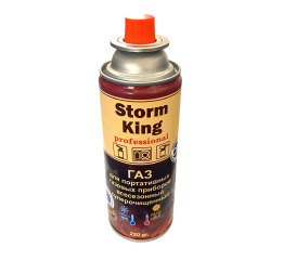 Газ для пальника King Storm 220мл (12шт)