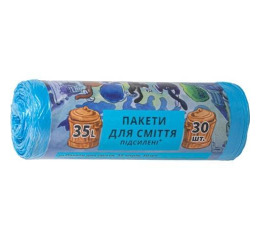 Пакеты для мусора ICE BLIK 35л/30шт (60)