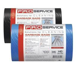 Пакеты для мусора PROservice 35л/100шт