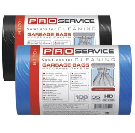 Пакеты для мусора PROservice 35л/100шт