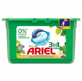 Капсулы 3х комп 'ARIEL-Сolor' Масло Ши (12шт) УП