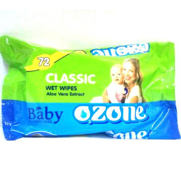 Салфетки влажные 72шт Ozone для детей Алоэ