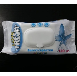 Серв вологі 'Love Fresh' 120шт (16)