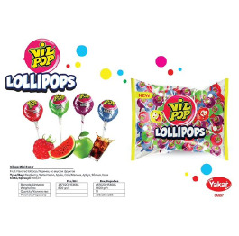Леденец VIL POP Ассорти 16г (50шт*12) ПАКЕТ