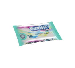 Салфетки влажные  15шт Ozone Premium Антибактериальные (120)