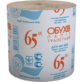 Туал бумага ОБУХОВ 65м (48шт) УП