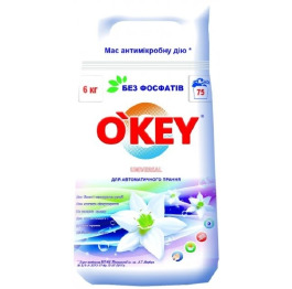 Ст.порошок O'KEY  6кг АВТ Universal (подклееный)