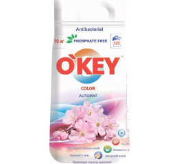 Ст.порошок O'KEY 10кг АВТ Color Цветочный букет