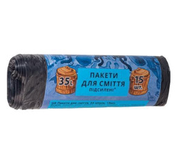 Пакеты для мусора ICE BLIK 35л/15шт (90)