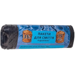 Пакеты для мусора ICE BLIK 35л/15шт (90)