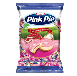 Бисквит мини 'PINK PIE' клубн/бел шок.(80шт) 800г