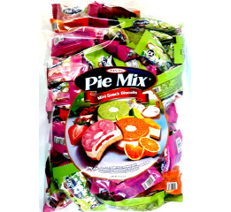 Бисквит мини PIE MIX клубн/лайм бел шок (100шт) 1кг
