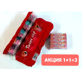 AКЦИЯ Бисквит 'TWINS CUP' 15г 20шт+Жев конф 20г ЛОЛ 16шт