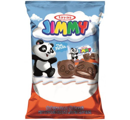 Kонфеты молоч шок JIMMY молочн крем (100шт) 1кг