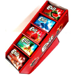 Жев рез 'EXIT' 5вкусов 11г дисплей (100шт)