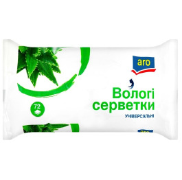 Салфетки влажные  72шт ARO Универсальные (14)